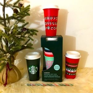 10pc Starbucks Holiday Cups BNWT